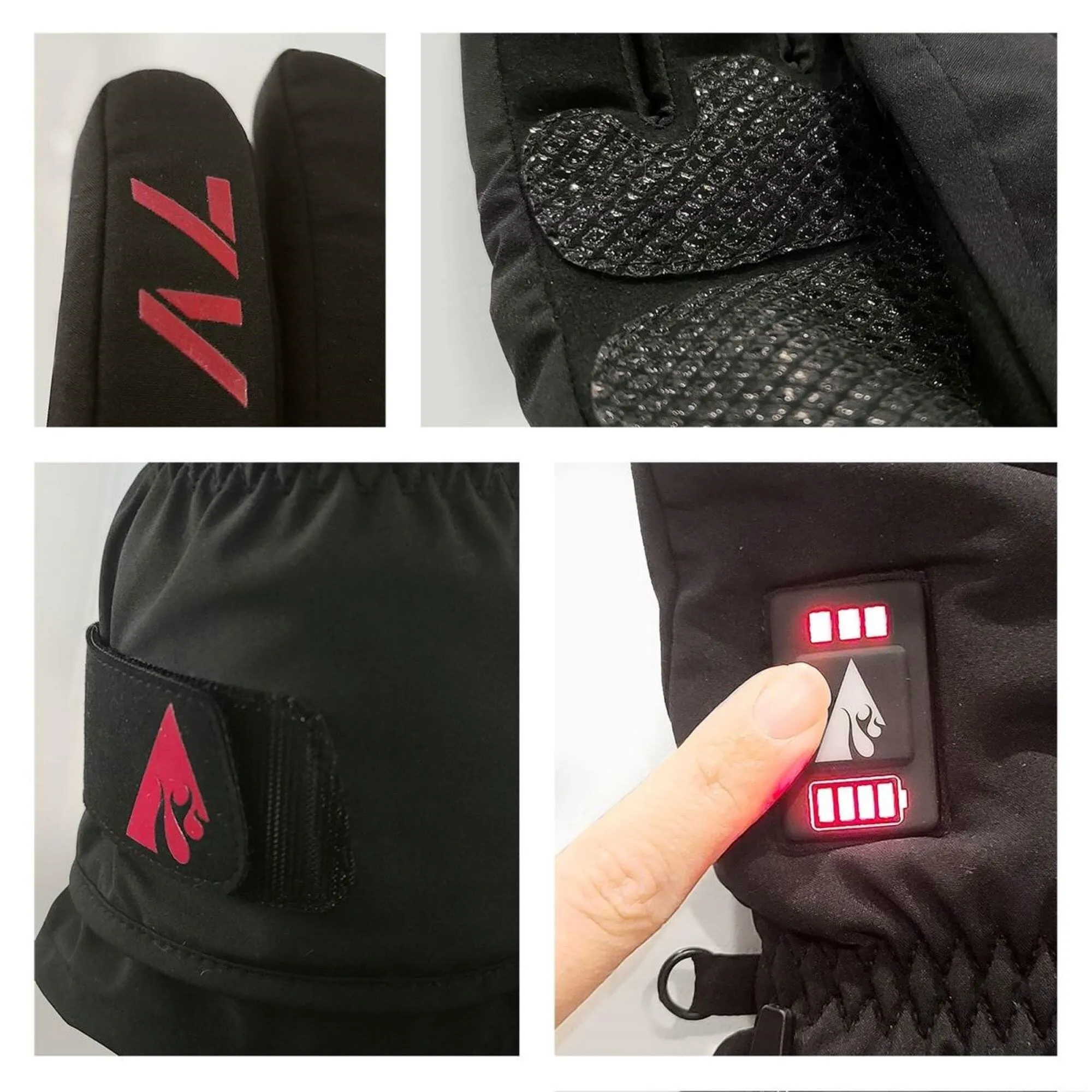 ActionHeat Men's 7V Rechargable Everyday Heated Gloves - Image 3