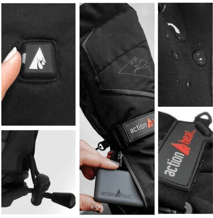 Action Heat Women's 5Volt Rechargeable Heated Mittens - Image 3