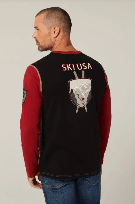 Alp n Rock Men's USA Ski 1962 Crew Shirt - Image 2