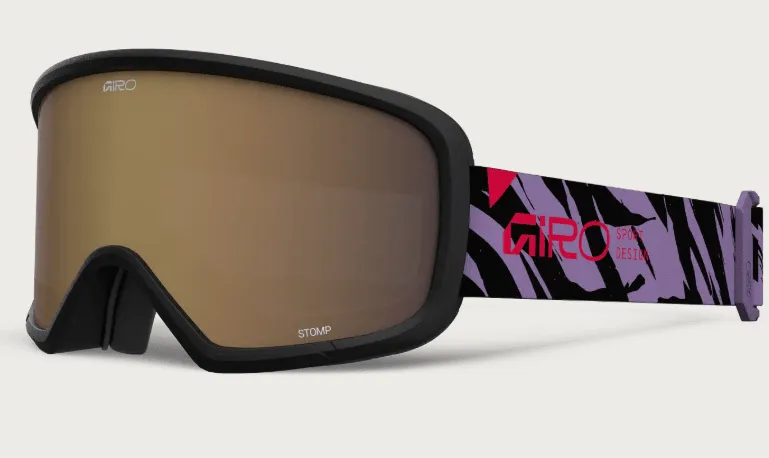 Giro Youth Stomp Goggle - Purple Rush with Amber Rose Lens