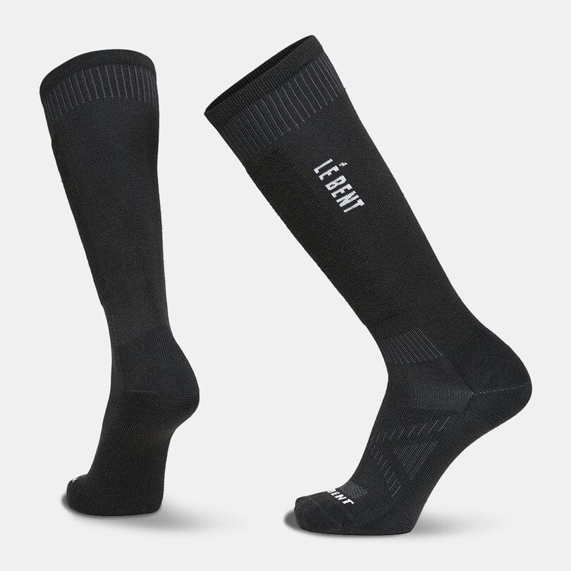 Le Bent Mens Targeted Cushion Logo Snow Sock