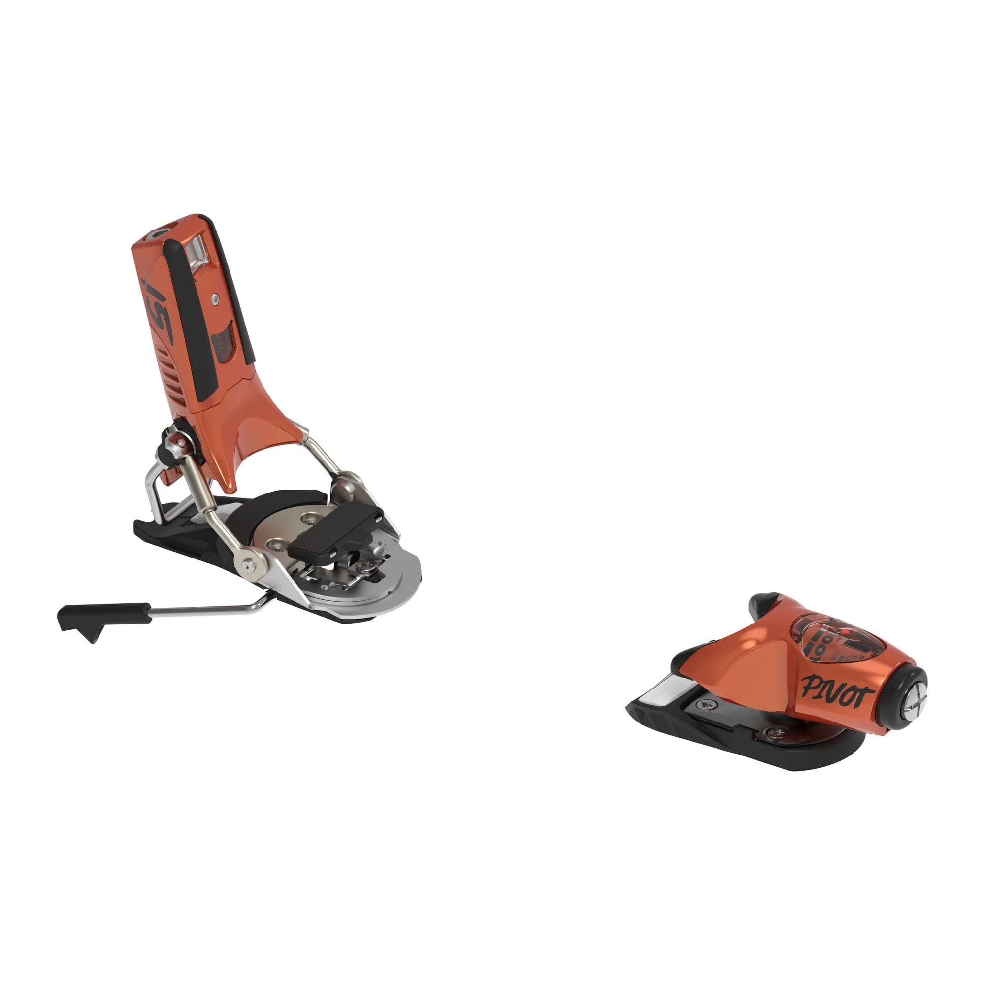 Look  Pivot 2.0 15 GW Bindings with 95mm Brakes - Orange Metal