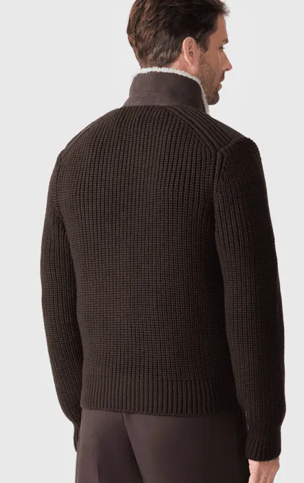 Mackage Men's Jonathan Mixed-Media Shearling Jacket - Image 2