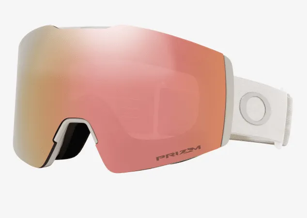Oakley Fall Line M Goggles - Matte White with Prizm Rose Gold Iridium Lens