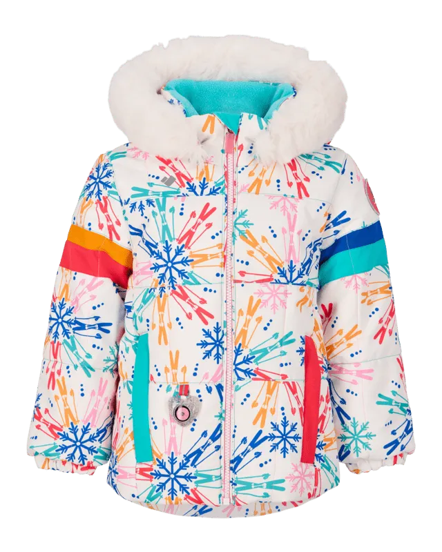 Obermeyer Toddler Kaizen Jacket with Faux Fur - Image 5