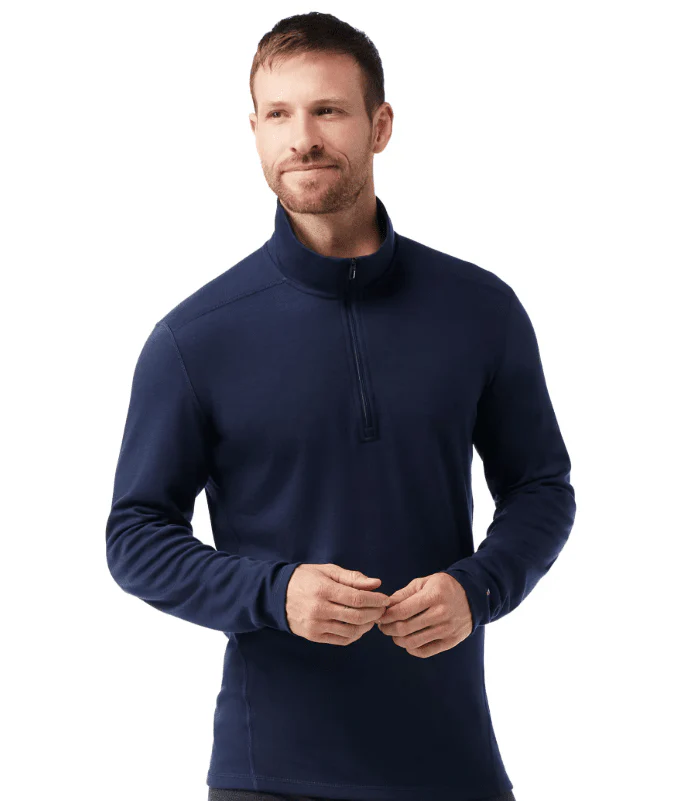 Smartwool Men's Classic Thermal Merino Base Layer 1/4 Zip - Image 4