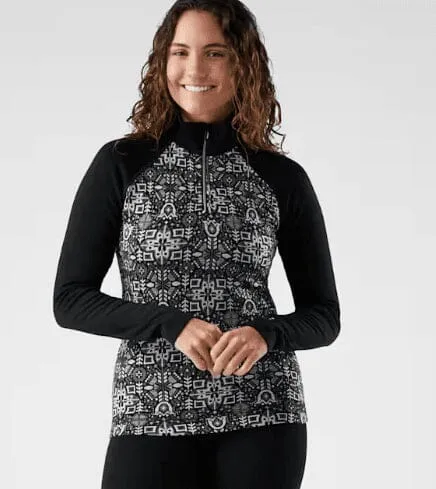 Smartwool Women's Classic Thermal Merino Base Layer 1/4 Zip - Image 3