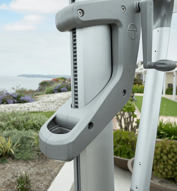Treasure Garden 13' Cantilever Umbrella Canopy & Frame - Image 4