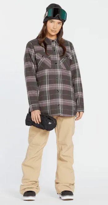 Volcom Women's Insulated Riding Flannel - Image 4